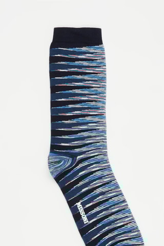 Chaussettes Bleu marine et blanc