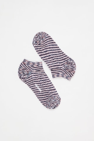 Socquettes - Rose et blanc