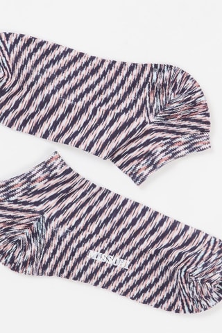 Socquettes - Rose et blanc