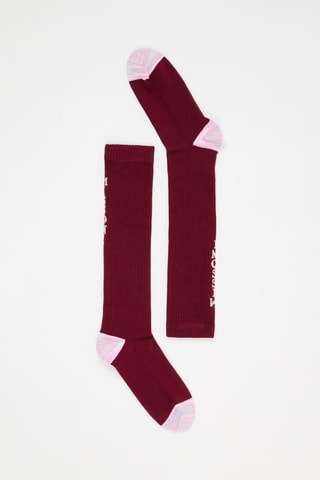 Chaussettes hautes - Bordeaux