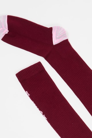 Chaussettes hautes - Bordeaux