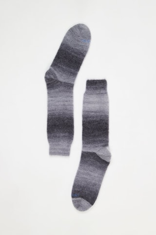 Chaussettes en alpaga et mohair - Gris