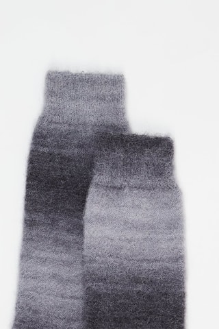Chaussettes en alpaga et mohair - Gris