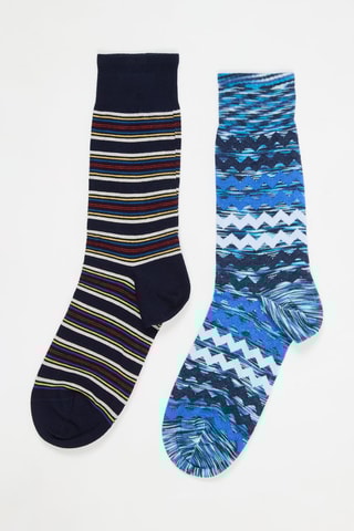 2 paires de chaussettes - Bleu
