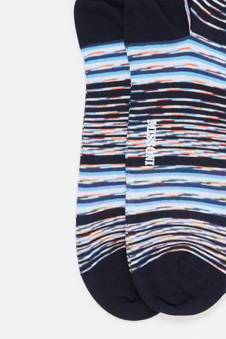 Chaussettes - Noir et bleu