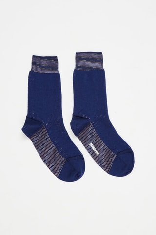 Chaussette en laine Bleu marine