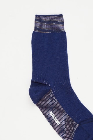 Chaussette en laine Bleu marine