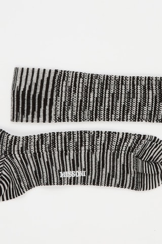 Chaussettes en laine Noir et écru