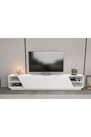 Meuble TV abattant - 240 x 37,1 x 47,4 cm