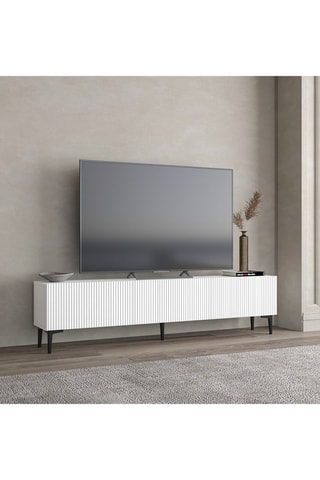 Meuble TV 3 abattants Oscar - 180 x 45 x 31,4 cm