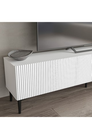 Meuble TV 3 abattants Oscar - 180 x 45 x 31,4 cm