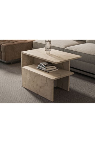 2 tables gigognes Twins - 72 x 45 x 42 et 60 x 35 x 27 cm