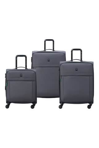 Set de 3 valises Be (S/M/L) - 55/65/75 cm - Cadenas TSA - Noir