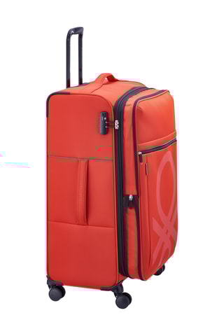Grote Trolley Trolley Color Block - Rood - 76,5 cm - Rood