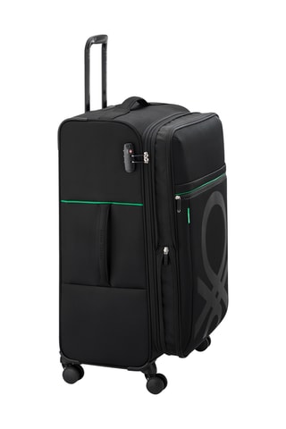 Grote Trolley Trolley Color Block - Zwart - 76,5 cm - Zwart