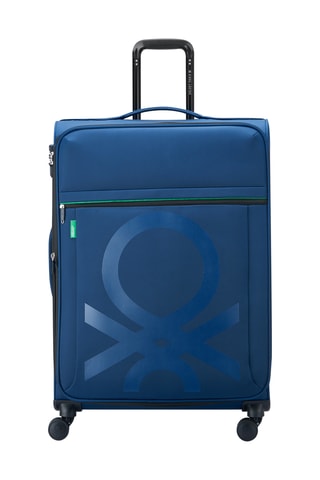 Grote Trolley Trolley Color Block - Marineblauw - 76,5 cm - Marineblauw