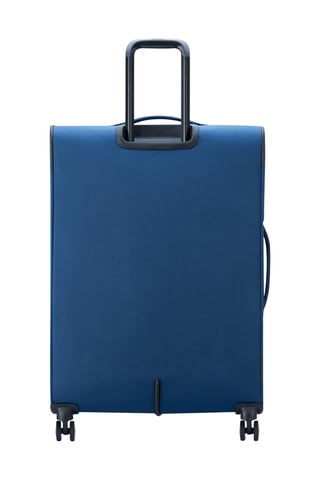 Grote Trolley Trolley Color Block - Marineblauw - 76,5 cm - Marineblauw