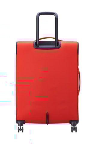 Valise semaine Trolley Color Block - 66,5 cm - Cadenas TSA - Rouge