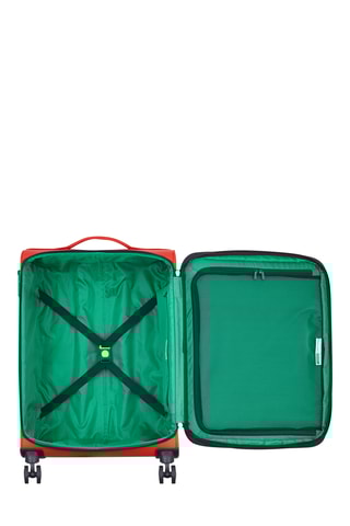 Valise semaine Trolley Color Block - 66,5 cm - Cadenas TSA - Rouge