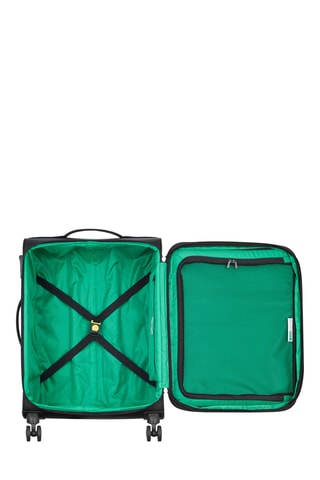 Valise semaine Trolley Color Block - 66,5 cm - Cadenas TSA - Noir