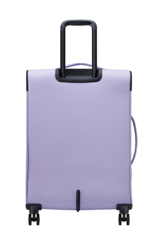 Valise semaine Trolley Color Block - 66,5 cm - Cadenas TSA - Violet