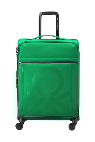 Valise semaine Trolley Color Block - 66,5 cm - Cadenas TSA - Vert