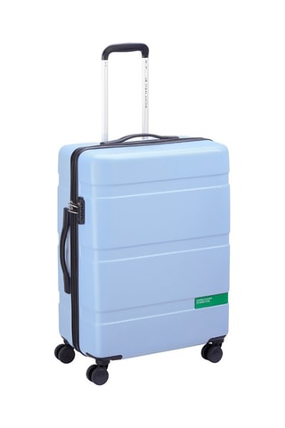 Set de 3 valises (S/M/L) - 55/66/76 cm - Cadenas TSA - Bleu