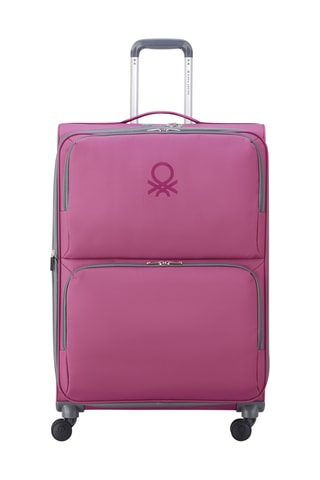 Valise grand volume Trolley UCB Softside - 76 cm - Cadenas TSA - Rose