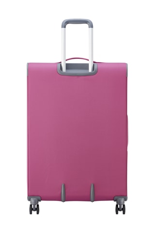 Valise grand volume Trolley UCB Softside - 76 cm - Cadenas TSA - Rose