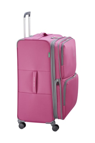 Valise grand volume Trolley UCB Softside - 76 cm - Cadenas TSA - Rose