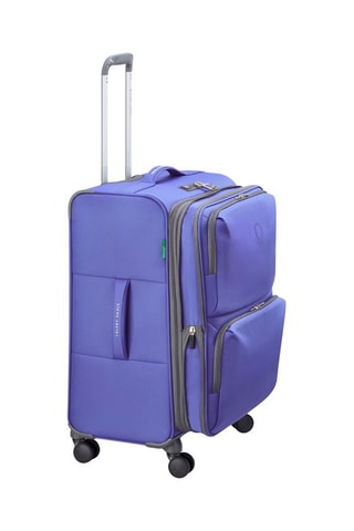 Set de 3 valises (S/M/L) - 55/65/76 cm - Cadenas TSA - Violet