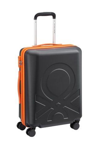 Valise cabine (S) - 55 cm - Cadenas TSA - Noir et orange