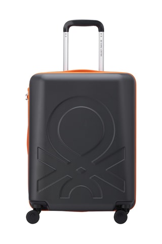 Valise cabine (S) - 55 cm - Cadenas TSA - Noir et orange