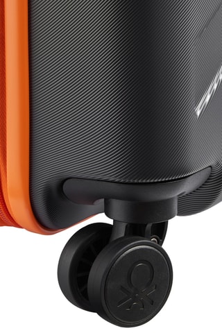 Valise cabine (S) - 55 cm - Cadenas TSA - Noir et orange