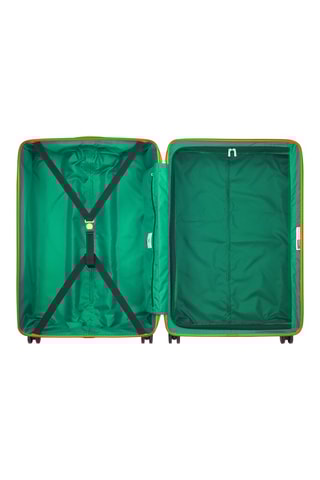 Valise grand volume (L) - 76 cm - Cadenas TSA - Noir et orange