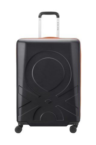 Valise semaine (M) - 66 cm - Cadenas TSA - Noir et orange