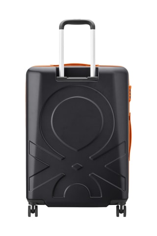 Valise semaine (M) - 66 cm - Cadenas TSA - Noir et orange