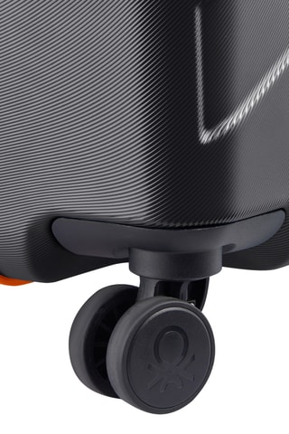 Valise semaine (M) - 66 cm - Cadenas TSA - Noir et orange