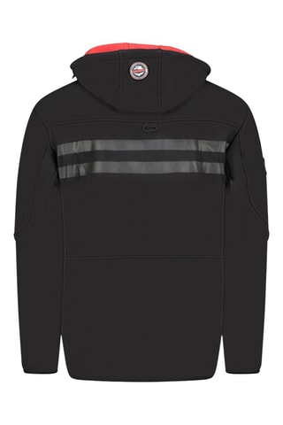 Softshell Jasje met Capuchon Royautéak - Zwart