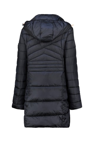 Lange Gewatteerde Jas Bodayeak - Marineblauw