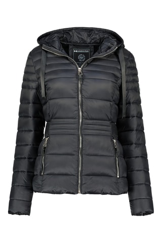 Gewatteerde Jas met Capuchon Beyeak - Zwart