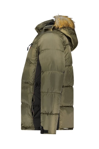 Gewatteerde Jas met Capuchon Danoneak - Kaki