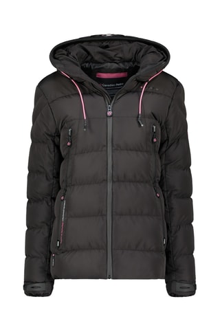 Gewatteerde Jas met Capuchon Ardent - Zwart