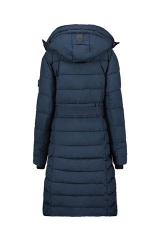 Lange Gewatteerde Jas Cabimeak - Marineblauw
