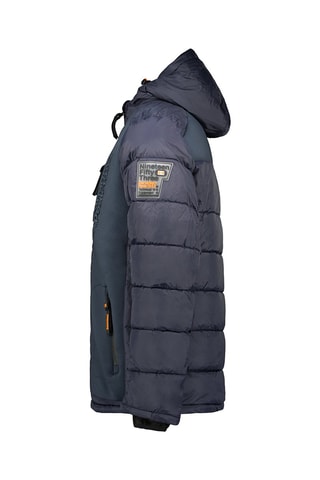 Gewatteerde Jas met Capuchon Beachweak - Marineblauw