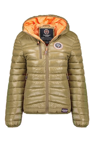 Gewatteerde Jas met Capuchon - Groen