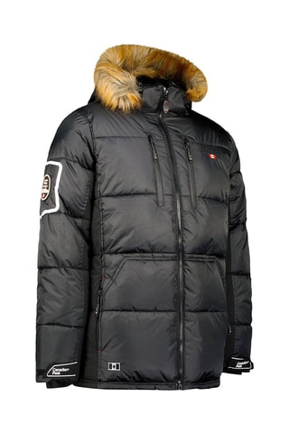 Gewatteerde Jas met Capuchon Danoneak - Zwart