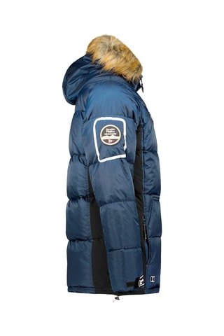 Gewatteerde Jas met Capuchon Danoneak - Marineblauw