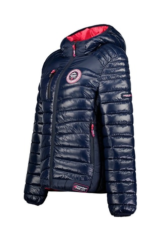 Gewatteerde Jas met Capuchon Briouteaka - Marineblauw