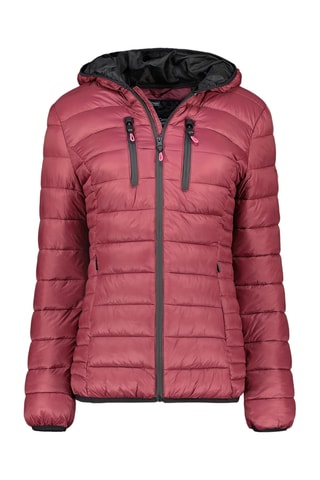 Gewatteerde Jas met Capuchon Alareak - Bordeauxrood